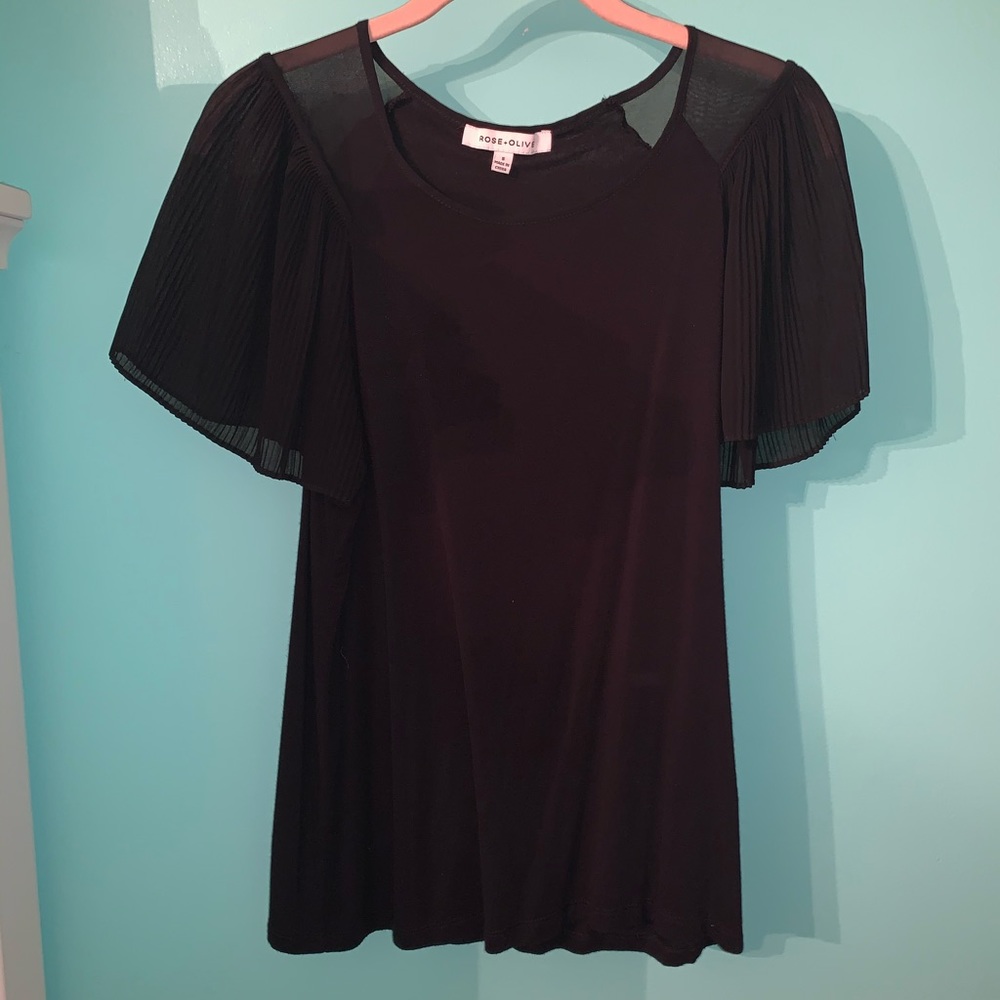 Black dress top